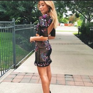 For Love and Lemons Ester Mini Dress